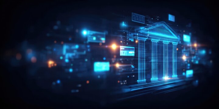 High tech bank systems send a secure remittance, relying on swift authentication and a digital fee for a global cashless economy.