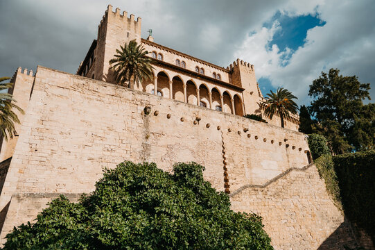 Royal Palace of Almudaina in Palma Mallorca Spain