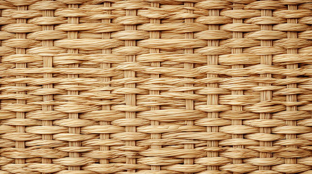 Woven Straw Texture Background