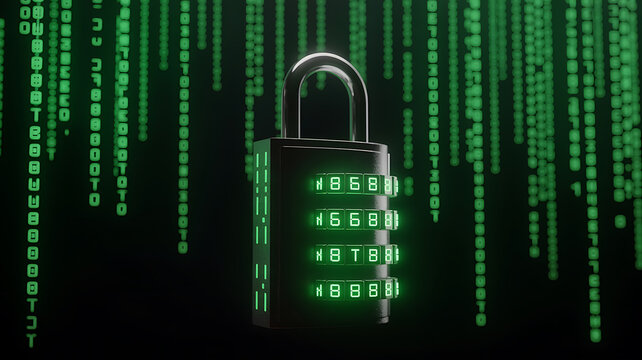 Digital lock with code