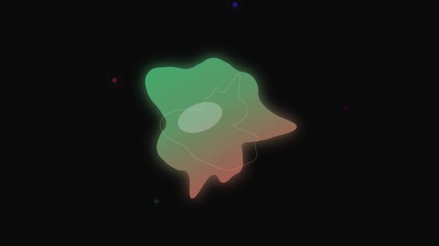 Dynamic abstract liquid shape fluidly morphing and pulsating with vibrant gradient colors, creating an evolving organic artistic motion graphic clip, perfect for modern digital projects.