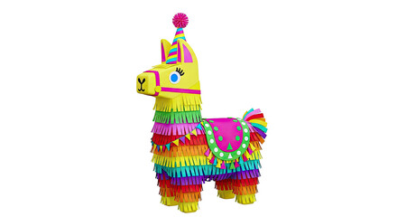 Fototapeta premium Colorful Llama Pinata