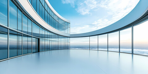 Modern Architectural Design of a Sky-High Office Building