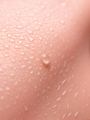 Fototapeta premium Goosebumps on Skin - Close-Up Macro Photography of Piloerection