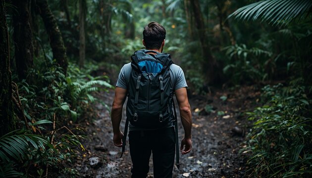Lone Adventurer exploring the wild unknown