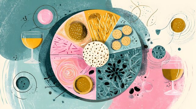 Passover Festival Illustration