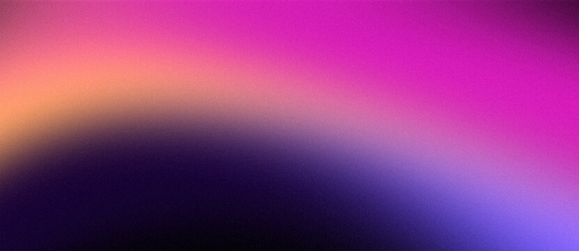 Abstract Grainy Mesh Gradient Background with Vibrant Neon Purple, Pink, and Blue Tones