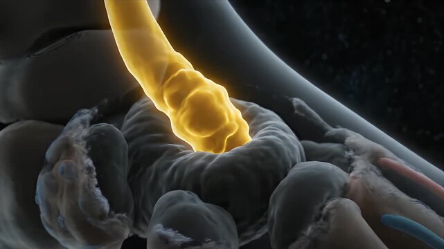 A Transparent Anatomical 3D Model of a Human Foot and Ankle in White Background Showcasing the Intricate Structure of Bones Ligaments and Tendons for Medical Education