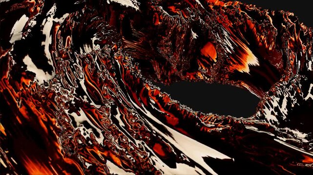red storm motion design. Molten Metal Flow Abstract Liquid Copper Texture. Lava Flow Texture Close-Up of Shiny Metallic Waves. Abstract Metal Landscape Flowing Bronze Texture.	
