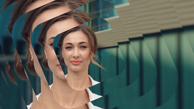 Waving Displays HD 6 &ndash; Dynamic Curved Screen Animation, Flexible Digital Panels Motion, Modern Abstract Presentation for Technology, Branding and Media Showcase