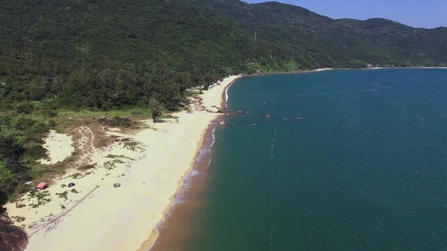 Beach at Ban dao son tra in Da Nang, Vietnam