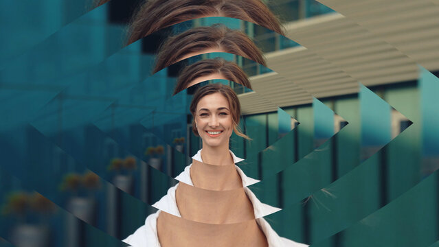 Waving Displays HD 24 &ndash; Dynamic Curved Screen Animation, Flexible Digital Panels Motion, Modern Abstract Presentation for Technology, Branding and Media Showcase