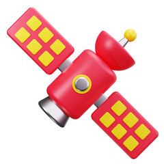 Red Orbit Communication Satellite © Barudak Lier