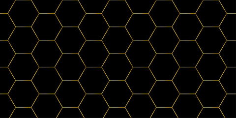 Obraz premium Futuristic abstract emboss hexagon pattern vector design. Hexagon concept design abstract cube business technology background.