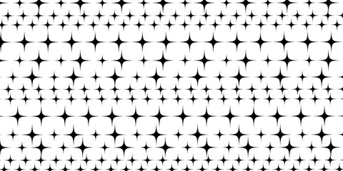 Fototapeta premium Abstract square polka blank decoration black and white seamless pattern fabric textile transparent space grid element wallpaper design.