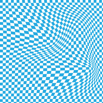 Checkerboard backgrounds in pale pastel colors. Groovy hippie chessboard pattern. Retro psychedelic design. Gingham vector wallpaper collection for print templates or textile. Vector Illustration. 