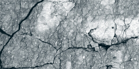 Obraz premium Detailed Gray Cracked Concrete Texture Background with Jagged Lines and Rough Surface for Grunge Designs