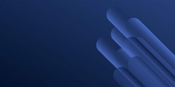 Black premium background with luxury blue pattern and lines. Rich background for poster premium modern
