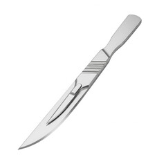 Obraz premium Surgical scalpel with single blade