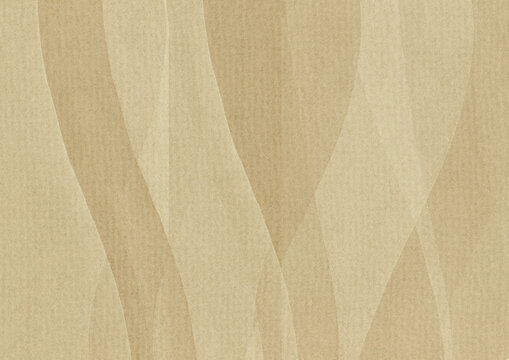 薄茶色の波模様の和風背景テクスチャ