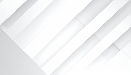 Angled, layered white and gray background design with varying shadows