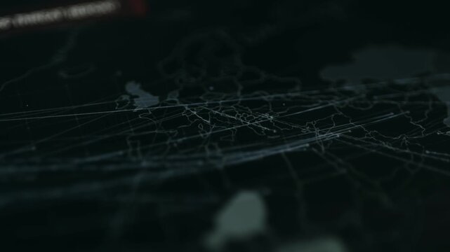 Interactive map of Europe monitoring ongoing cyber attacks