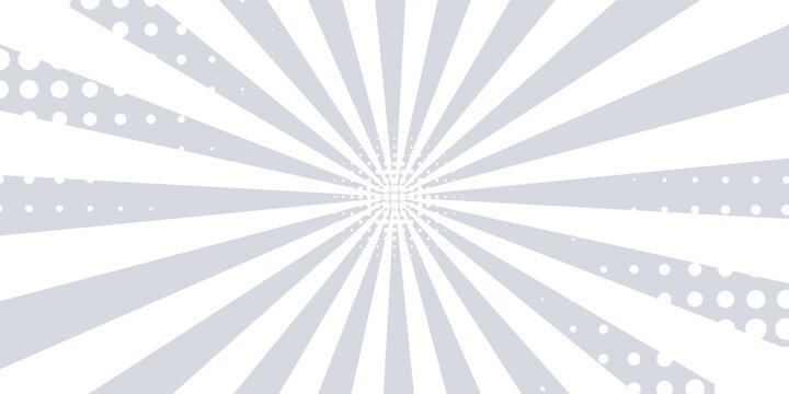 Ray sun light. Sunburst background. Radial circle line. Pattern starburst. Comic beam lines. Sun effect rays. Abstract firework. Concentration stripe. Cartoons lightning style. Vector illustration