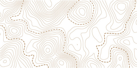 Fototapeta premium Topographic map and landscape terrain texture grid. Design illustration for wall art, fabric, packaging, web, banner, app, wallpaper.