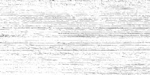 Fototapeta premium Horizontal distressed wood texture, white painted surface with thin black scratch, old paper texture, weathered grunge lines, rustic vintage texture, monochrome, high detail, realistic imperfections.