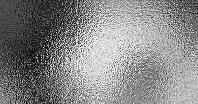 Silver foil effect background with glossy metallic texture and light reflections, realistic vector background. Elegant chrome surface with gradient glitter, luxury design for presentations.
