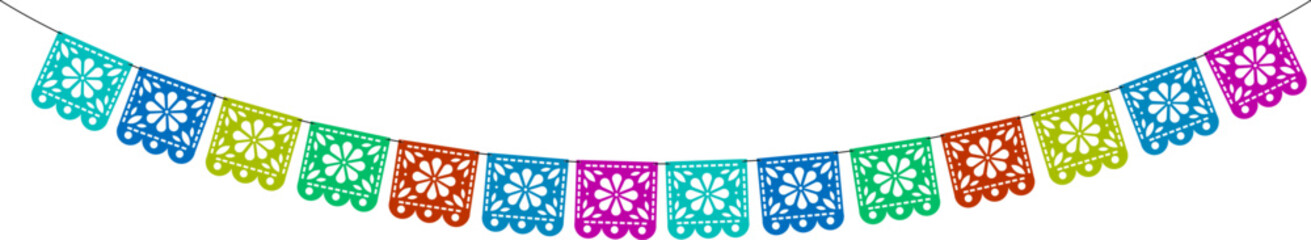 papel picado bunting  © Arsyastudio