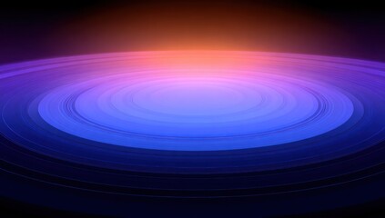 Fototapeta premium Vibrant Circular Light Effect Background.