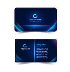 Business card design template