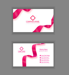 Fototapeta premium Business card design template