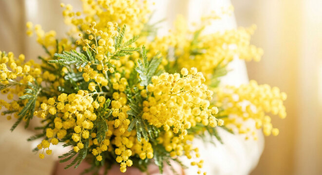 bouquet de mimosa