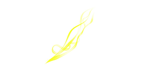 Obraz premium Golden abstract light waves flowing gracefully against dark black background creating an elegant motion art design work