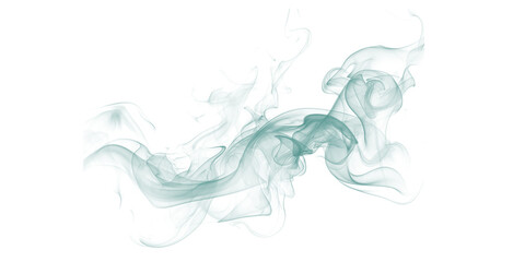 Elegant teal smoke wisps swirl against a black background creating a cinematic abstract ethereal mist vapor art textures