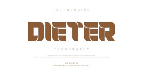 Introducing Dieter Typography Font Design