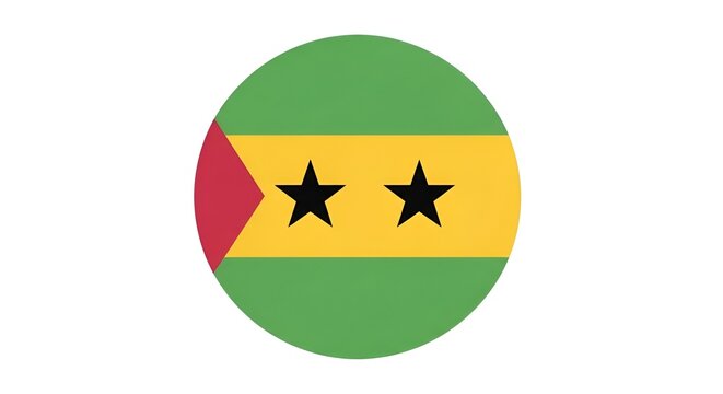 Flag of Sao Tome and Principe.
