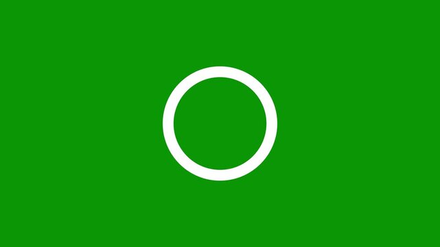 Minimalist shiny circle burst, firework line blast, seamless loop motion graphics, glowing shimmering elements for commercial motion design projects, green screen 4k video.