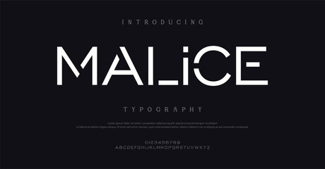 Introducing Malice Typography Font Design