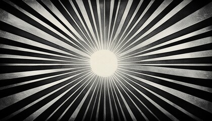 Fototapeta premium hand drawn retro grunge style black sunlight background