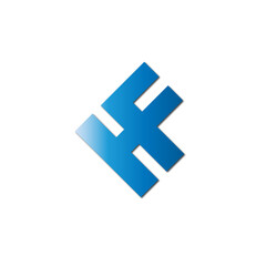 Obraz premium Web line modern color full letter logo design 