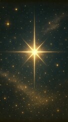 Obraz premium Radiant starry night sky mobile wallpaper