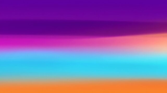 A mesmerizing display of blurred horizontal gradient hues resembling a vibrant sunset