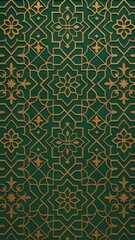 Naklejka premium Elegant geometric gold pattern mobile wallpaper