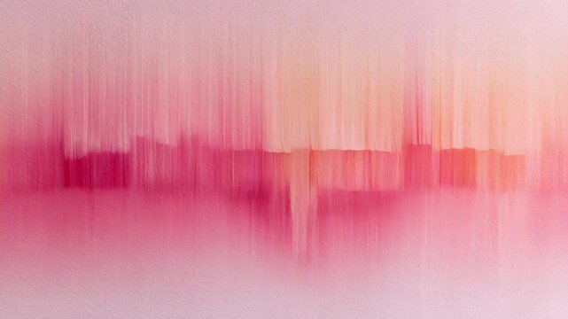 Vibrant pink and orange abstract art: dynamic vertical brushstroke animation