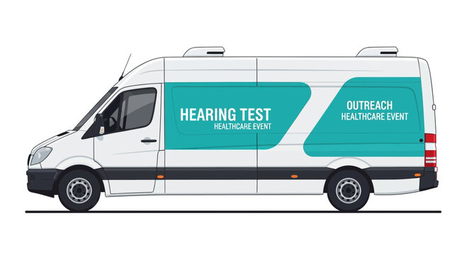 Mobile Healthcare Unit Providing Hearing Tests And Outreach Services For Communities