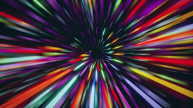 abstract background with colorful rays