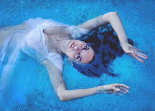 blue wet dress Blue Formal Gown Wet!